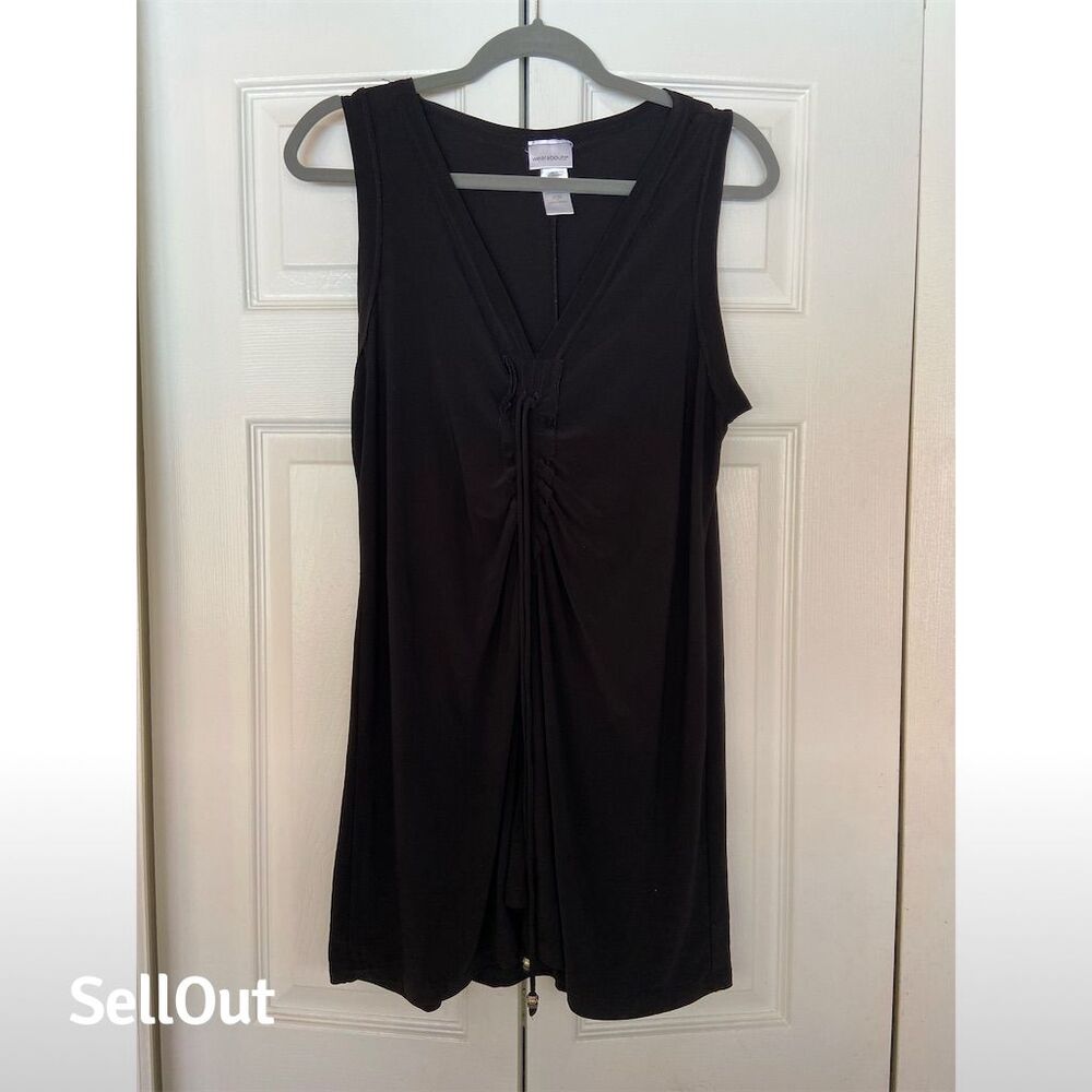 Wearabouts Women's Black Sleeveless Knee Length Dress M